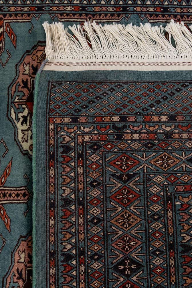 4' 3 x 6' 3 Hand Knotted Bokhara Oriental Wool Rug