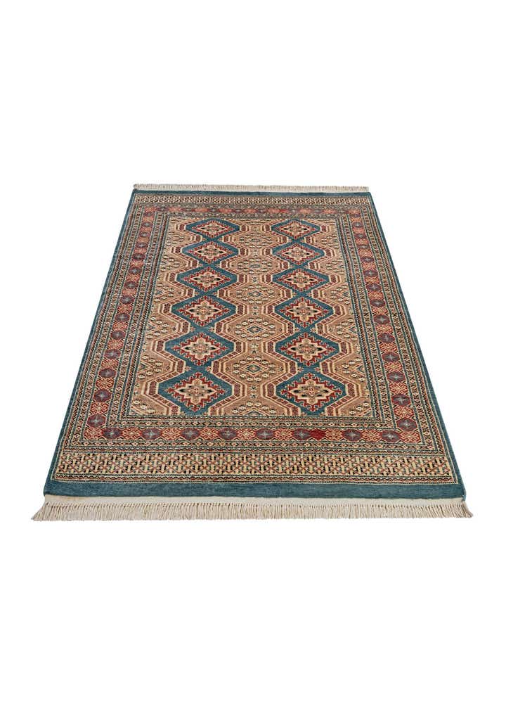 4' 3 x 6' 2 Hand Knotted Bokhara Oriental Rug