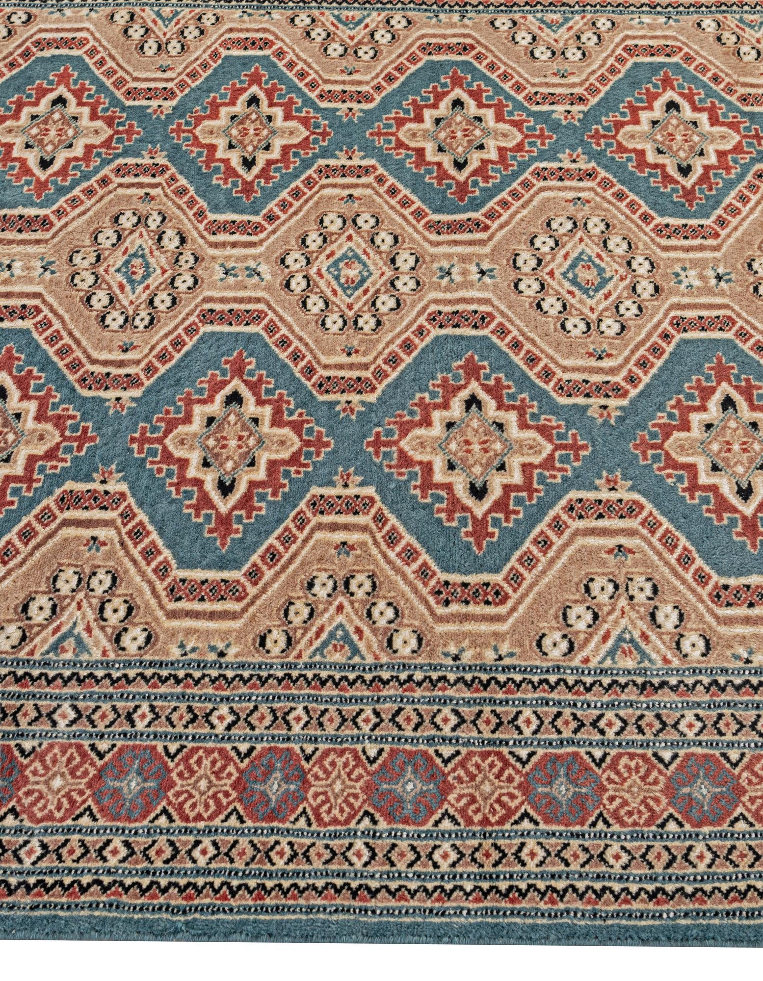 4' 3 x 6' 2 Hand Knotted Bokhara Oriental Rug