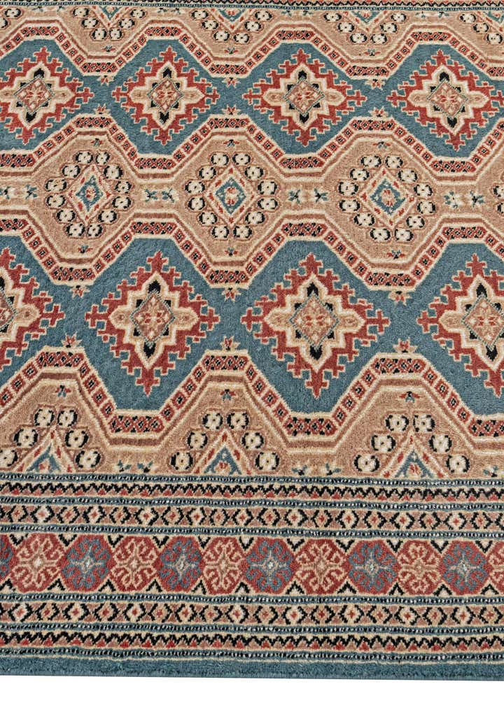 4' 3 x 6' 2 Hand Knotted Bokhara Oriental Rug