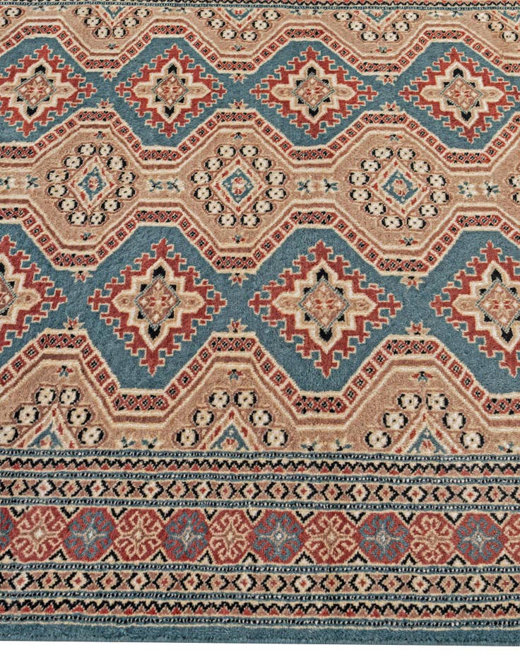 Detail image of 4' 3 x 6' 2 Hand Knotted Bokhara Oriental Rug