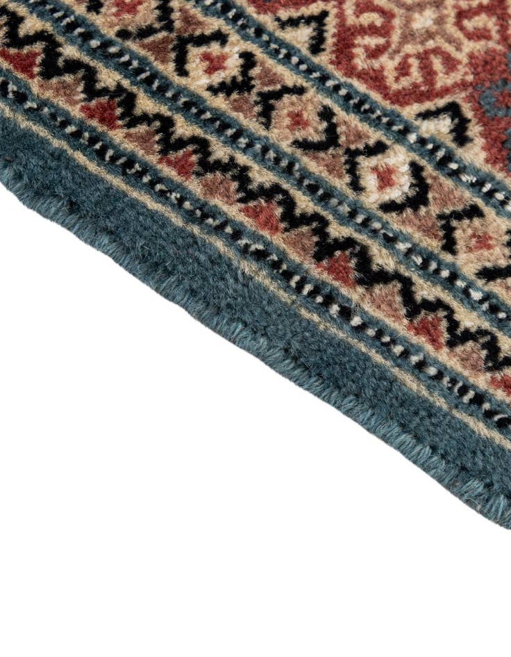 Detail image of 4' 3 x 6' 2 Hand Knotted Bokhara Oriental Rug