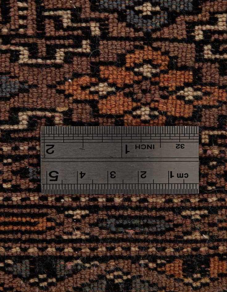 Detail image of 3' 3 x 4' 11  Hand Knotted Bokhara Oriental Wool Rug