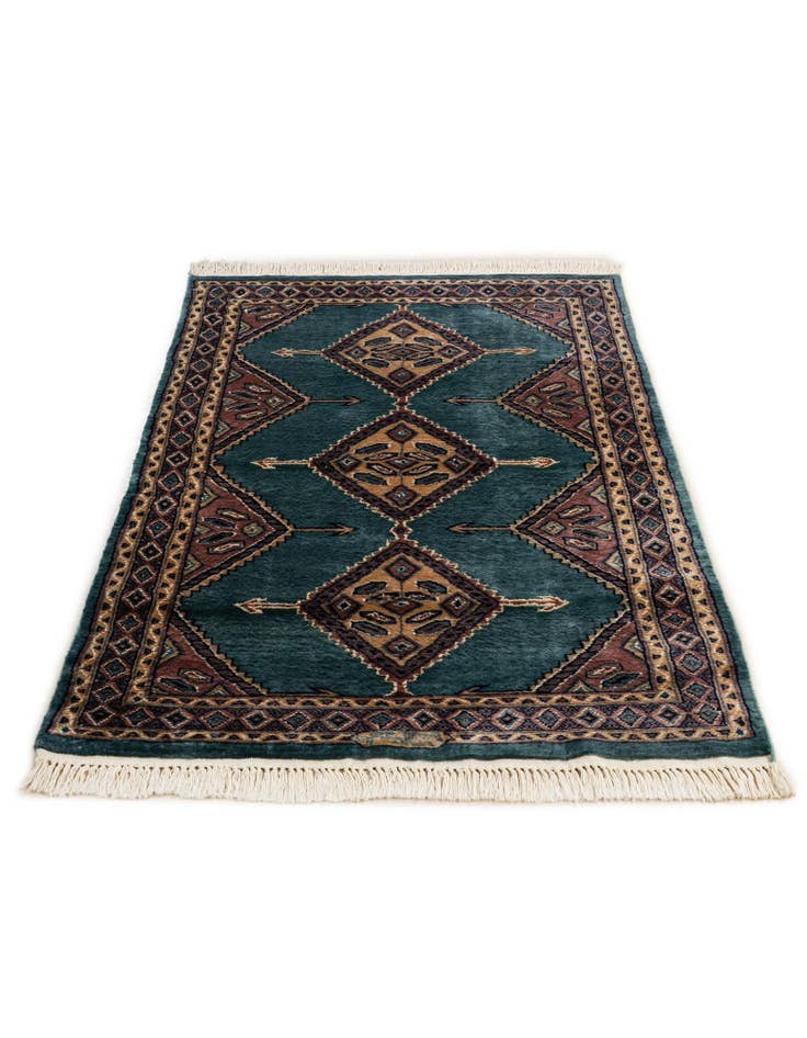 Detail image of 3' 1 x 4' 11 Hand Knotted Bokhara Rug