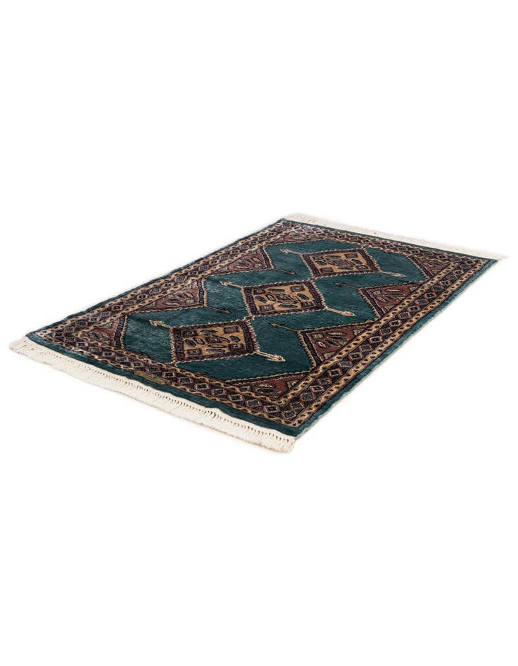 Detail image of 3' 1 x 4' 11 Hand Knotted Bokhara Rug