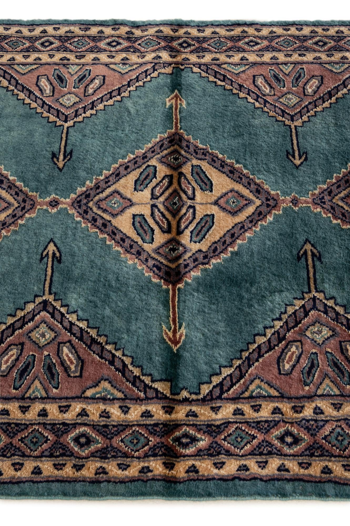 3' 1 x 4' 11 Hand Knotted Bokhara Rug