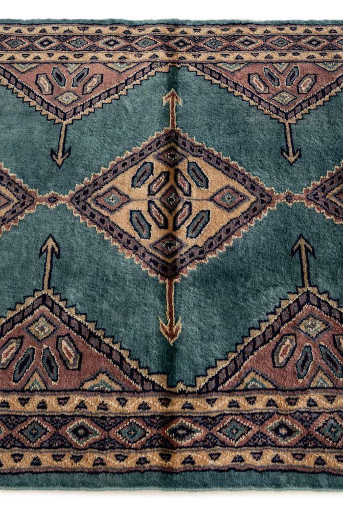 3' 1 x 4' 11 Hand Knotted Bokhara Rug