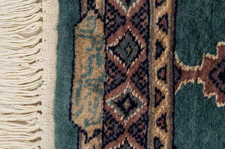 3' 1 x 4' 11 Hand Knotted Bokhara Rug