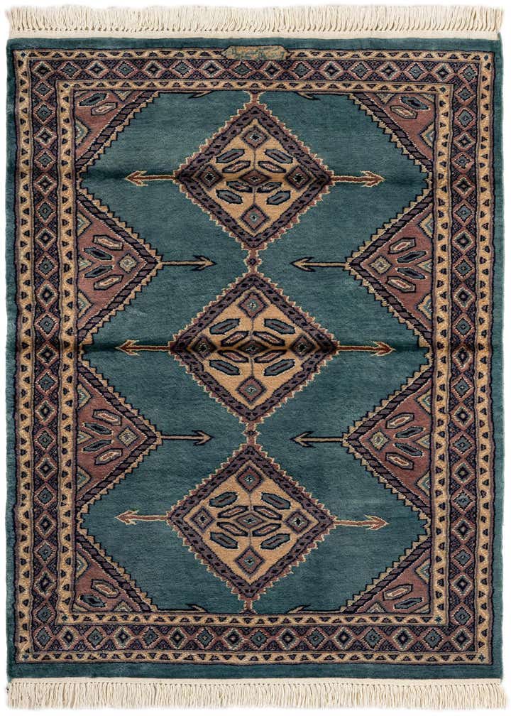 3' 1 x 4' 11 Hand Knotted Bokhara Rug