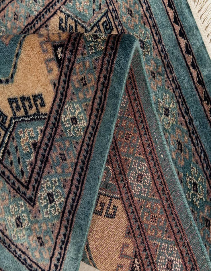 Detail image of 2' x 3' 2 Hand Knotted Bokhara Oriental Rug