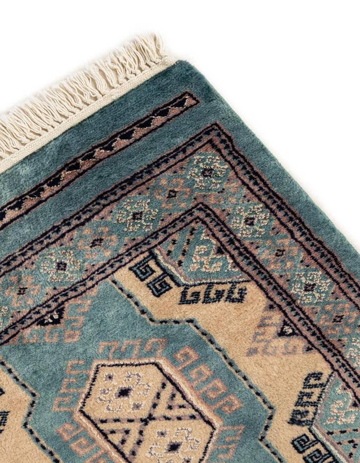 Detail image of 2' x 3' 2 Hand Knotted Bokhara Oriental Rug