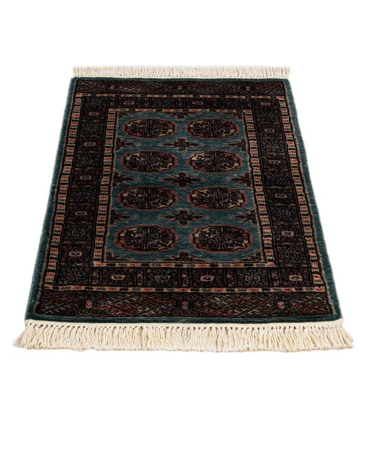 Detail image of 2' 1 x 3' 3  Hand Knotted Bokhara Wool Rug