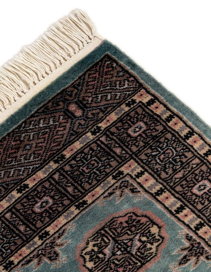 Detail image of 2' 1 x 3' 3  Hand Knotted Bokhara Wool Rug