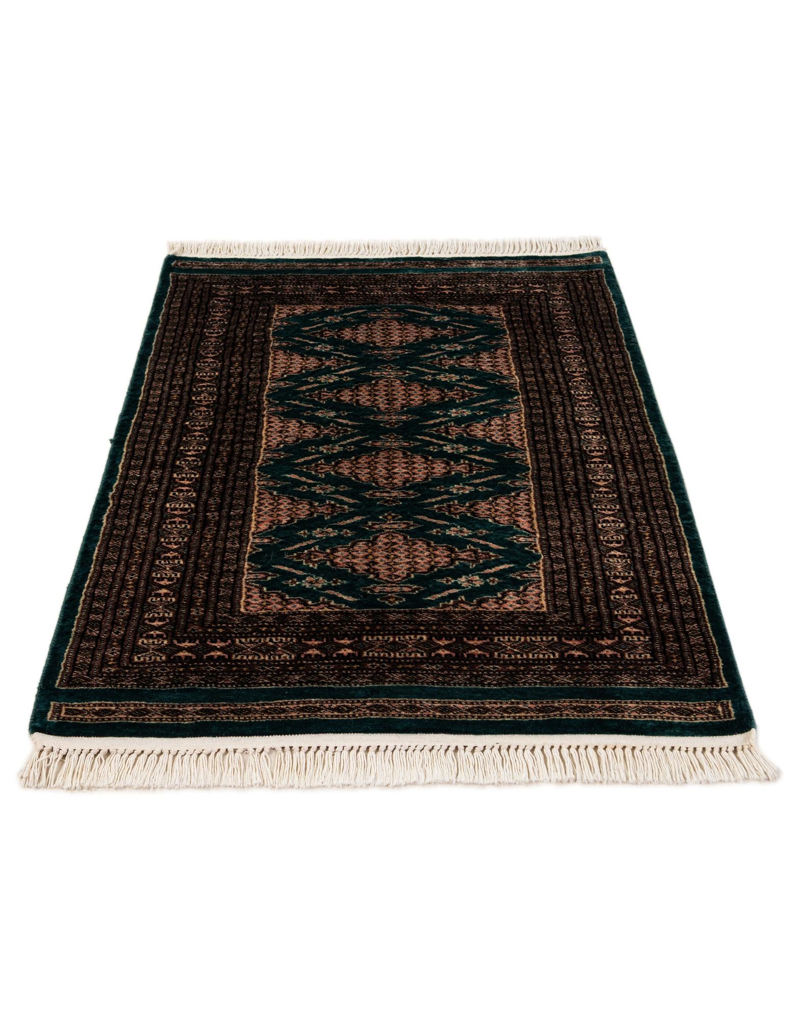 2' 9 x 4' 1 Hand Knotted Bokhara Oriental Wool Rug