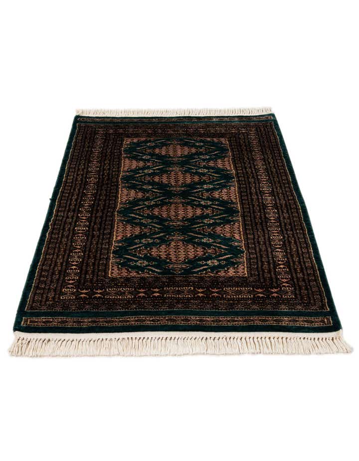 2' 9 x 4' 1 Hand Knotted Bokhara Oriental Wool Rug