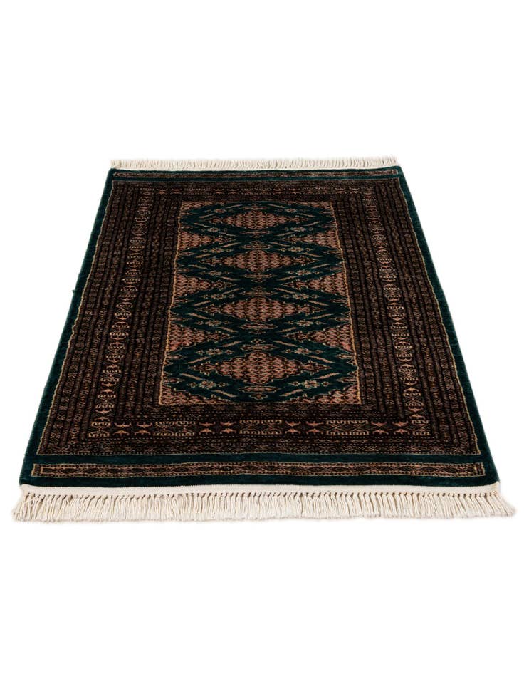 Detail image of 2' 9 x 4' 1 Hand Knotted Bokhara Oriental Wool Rug