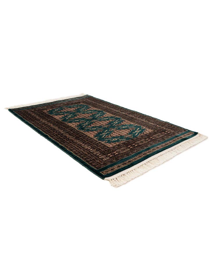 Detail image of 2' 9 x 4' 1  Hand Knotted Bokhara Oriental Wool Rug