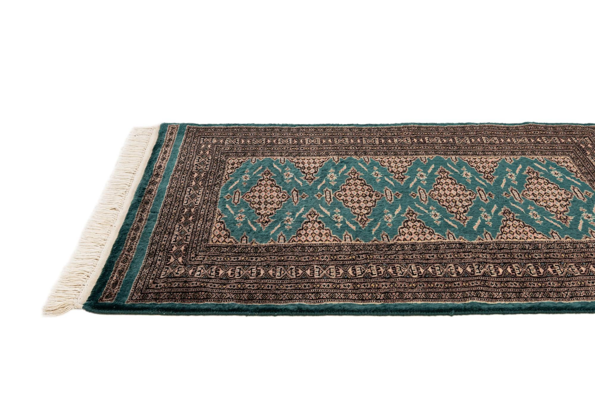 2' 9 x 4' 1 Hand Knotted Bokhara Oriental Wool Rug