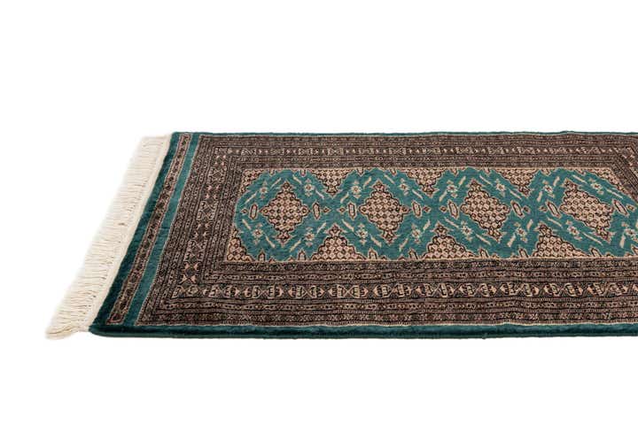2' 9 x 4' 1 Hand Knotted Bokhara Oriental Wool Rug