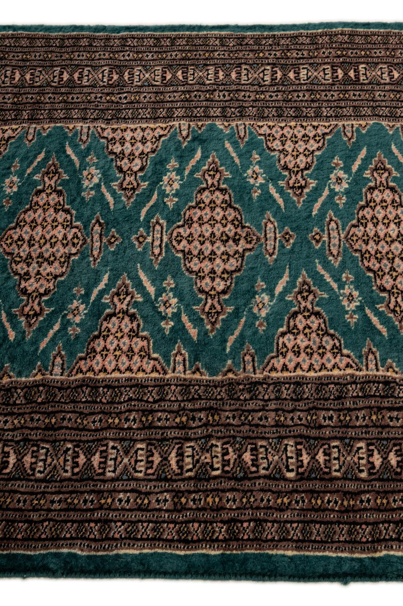 2' 9 x 4' 1 Hand Knotted Bokhara Oriental Wool Rug