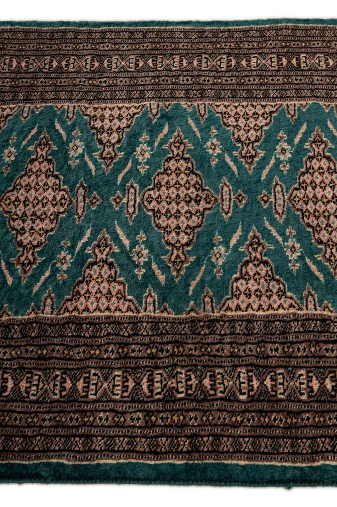 2' 9 x 4' 1 Hand Knotted Bokhara Oriental Wool Rug