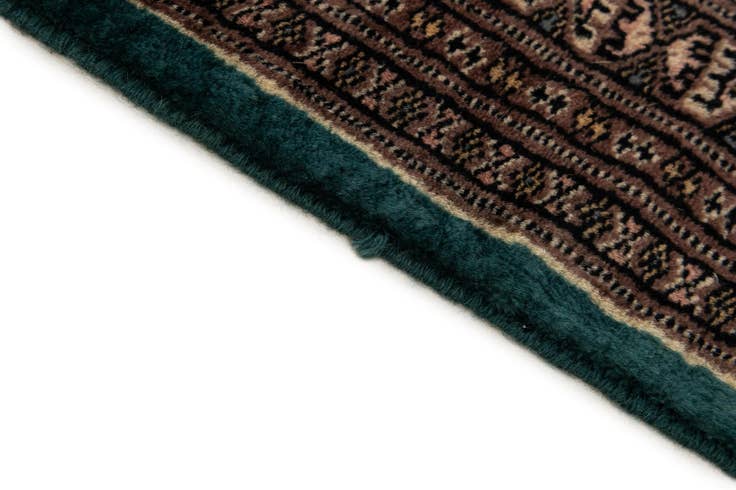 Detail image of 2' 9 x 4' 1 Hand Knotted Bokhara Oriental Wool Rug