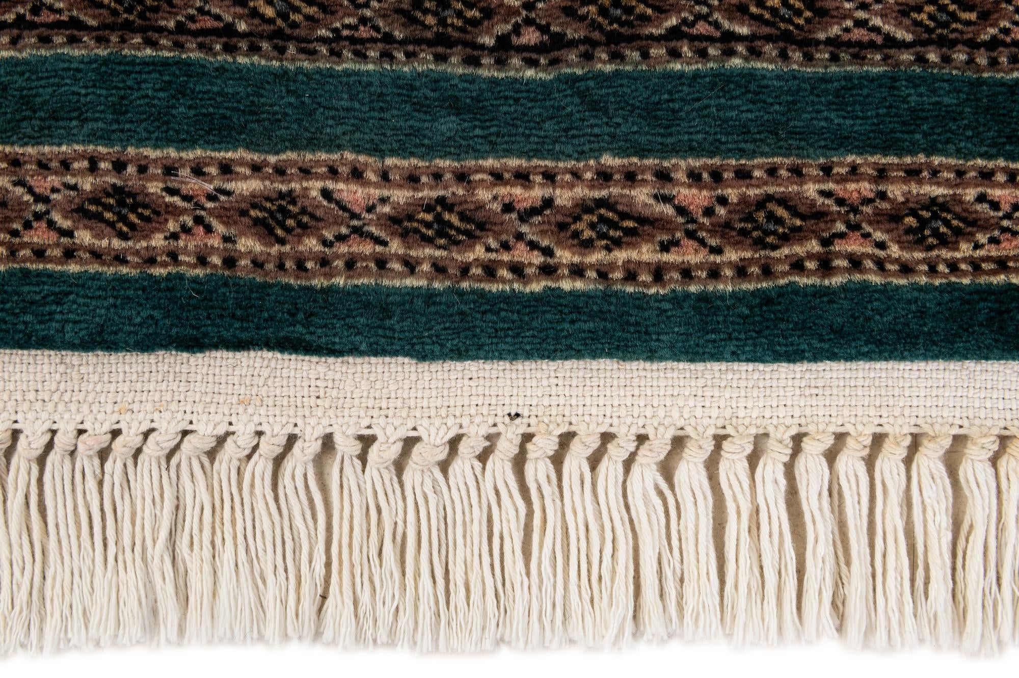 2' 9 x 4' 1 Hand Knotted Bokhara Oriental Wool Rug
