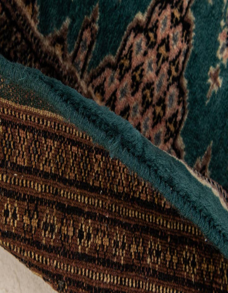 Detail image of 2' 9 x 4' 1  Hand Knotted Bokhara Oriental Wool Rug