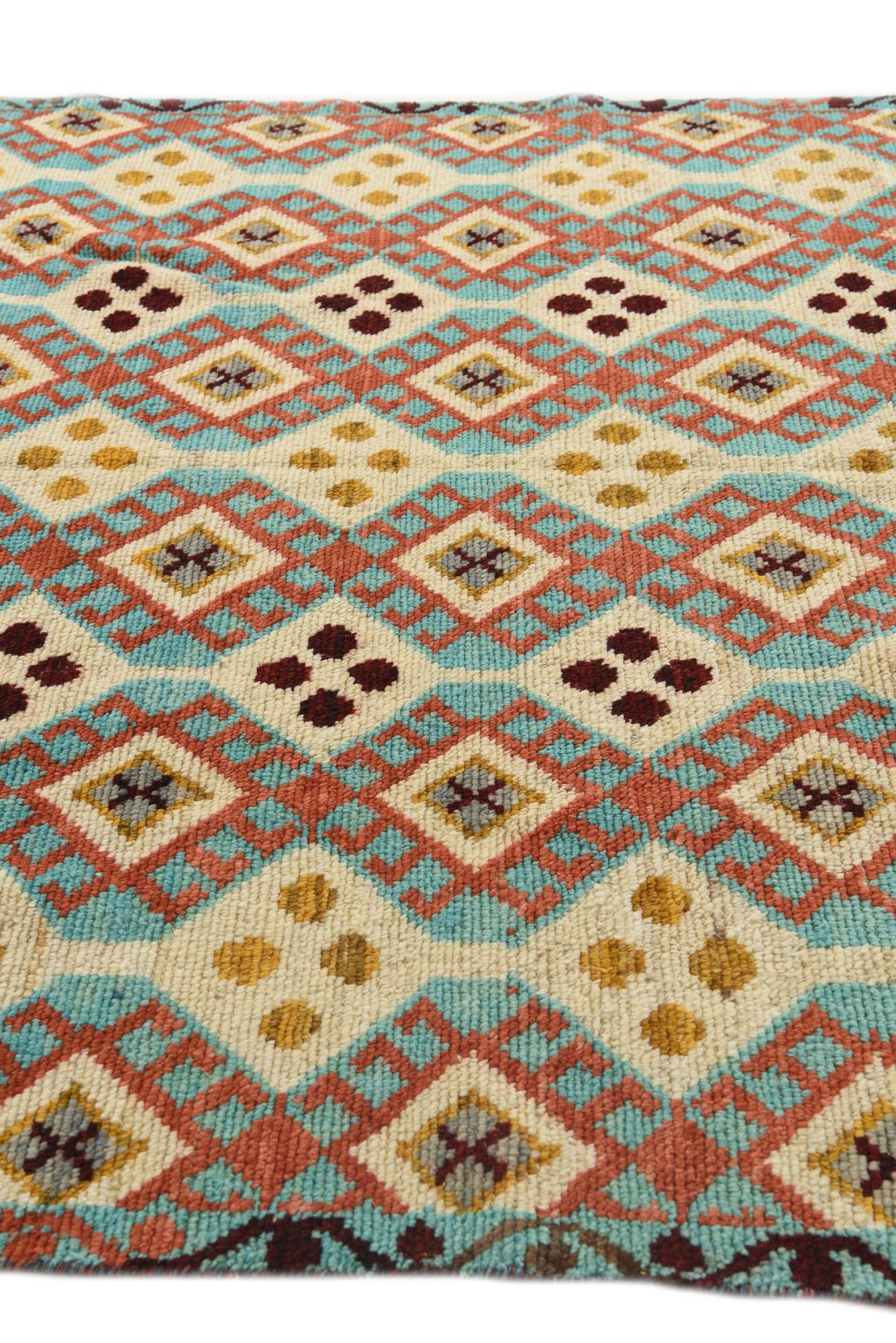 6' x 8' 3 Hand Knotted Darya Wool Rug