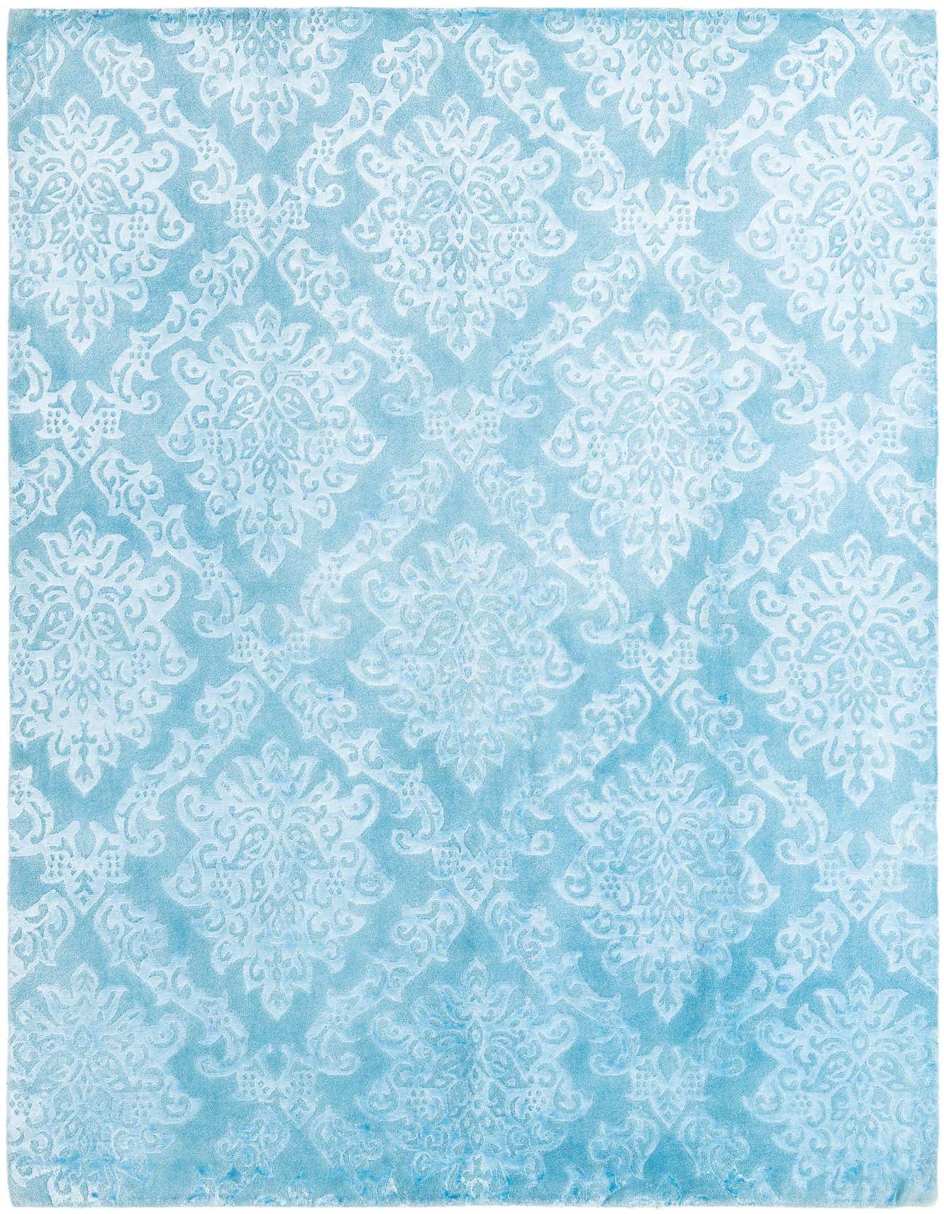 6' 8 x 10' Hand Knotted Darya Wool Rug