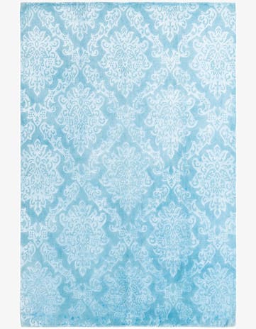 6' 8 x 10' Hand Knotted Darya Wool Rug