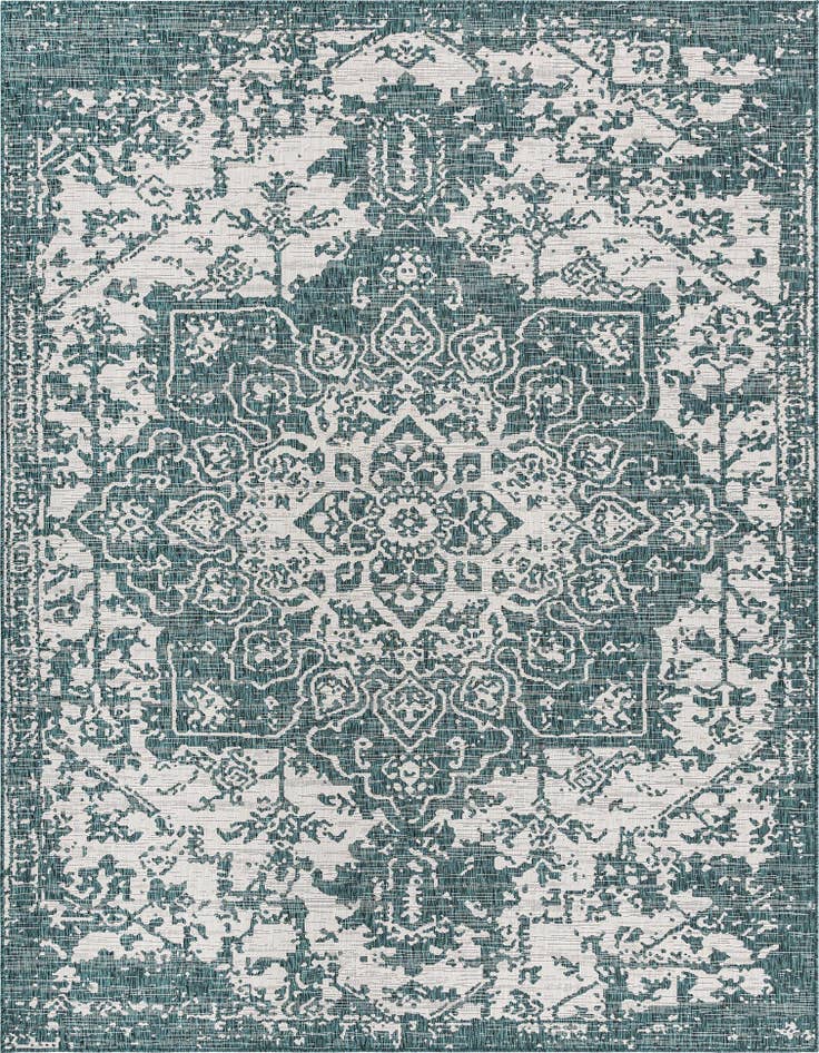 Detail image of 9' x 12' Easy-Clean Jill Zarin Dubai Indoor / Outdoor Rug