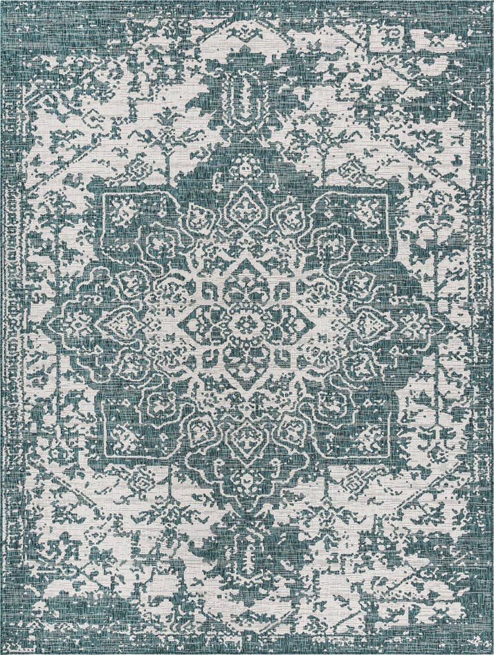 Detail image of 9' x 12' Easy-Clean Jill Zarin Dubai Indoor / Outdoor Rug