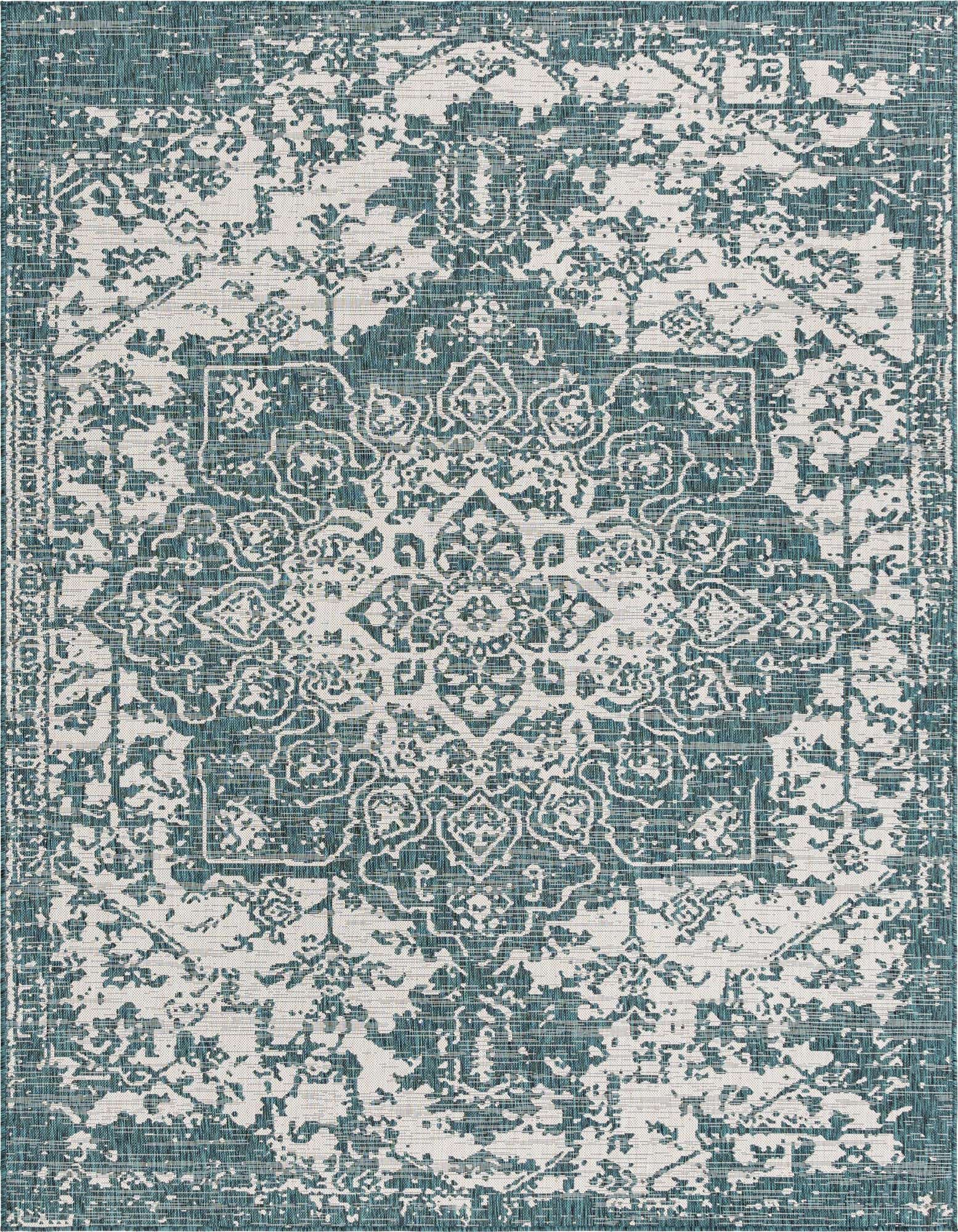 7' 10 x 10' Easy-Clean Jill Zarin Dubai Indoor / Outdoor Rug