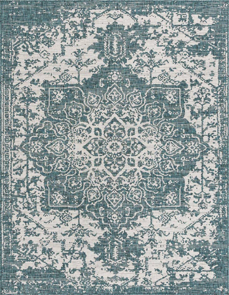 Detail image of 7' 10 x 10' Easy-Clean Jill Zarin Dubai Indoor / Outdoor Rug