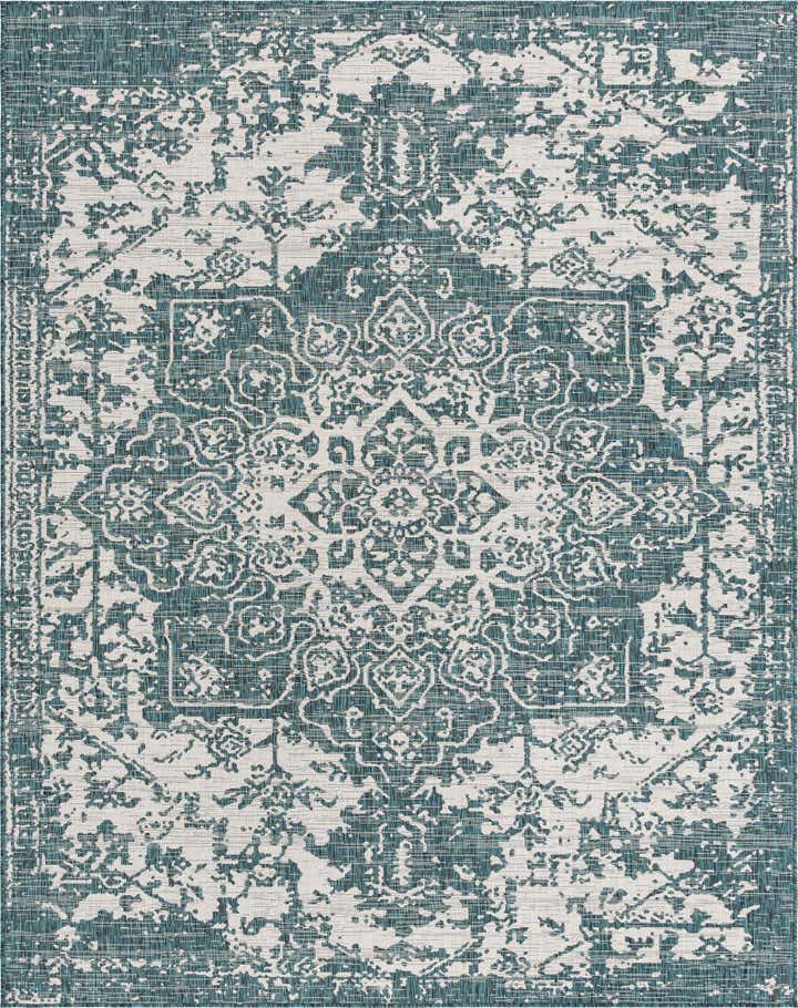 7' 10 x 10' Easy-Clean Jill Zarin Dubai Indoor / Outdoor Rug