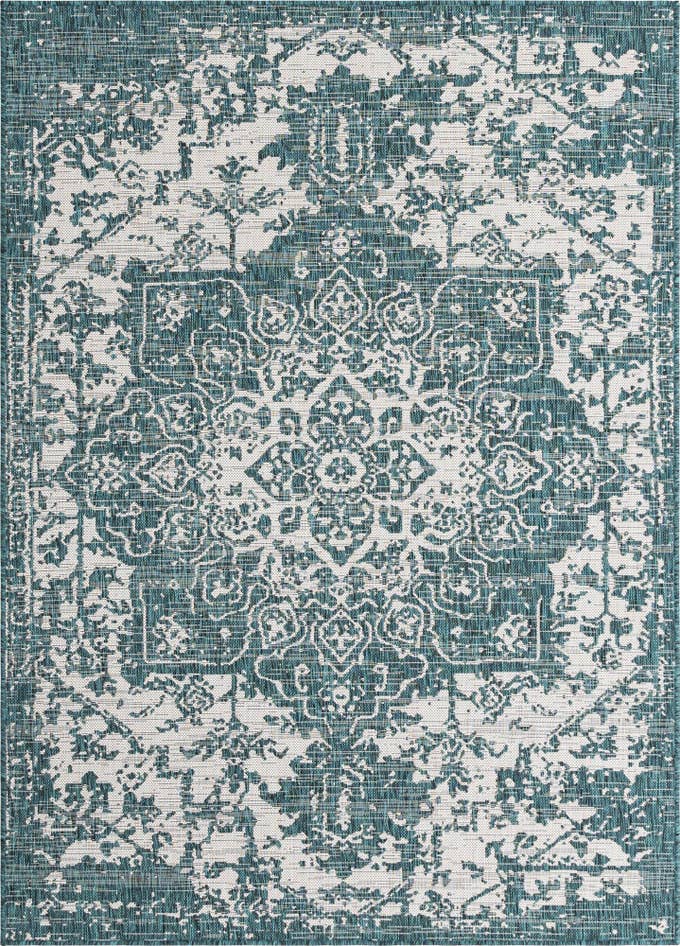 Detail image of 5' 3 x 8' Easy-Clean Jill Zarin Dubai Indoor / Outdoor Rug