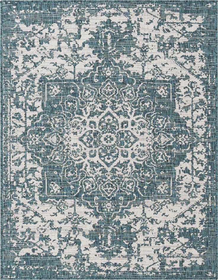 Detail image of 4' x 6' Easy-Clean Jill Zarin Dubai Indoor / Outdoor Rug