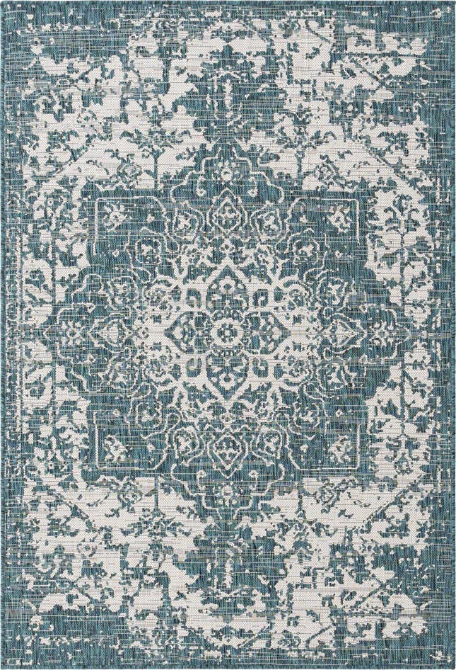 Detail image of 4' x 6' Easy-Clean Jill Zarin Dubai Indoor / Outdoor Rug