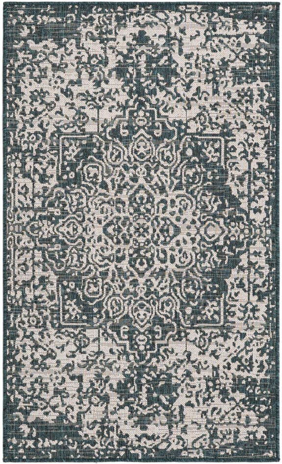 Detail image of 3' x 5' 3 Easy-Clean Jill Zarin Dubai Indoor / Outdoor Rug
