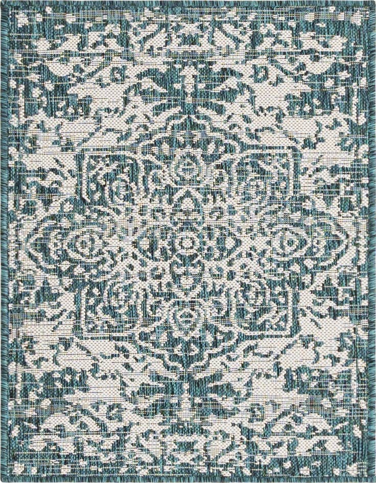 Detail image of 2' x 3' Easy-Clean Jill Zarin Dubai Indoor / Outdoor Rug