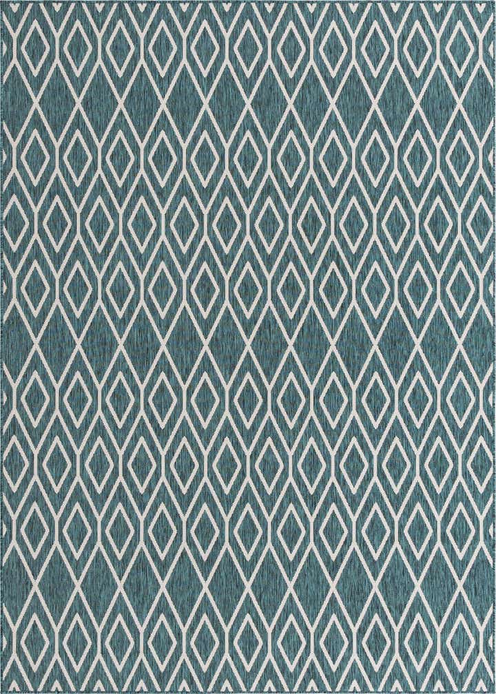 7' 10 x 10' Easy-Clean Jill Zarin Turks and Caicos Indoor / Outdoor Rug