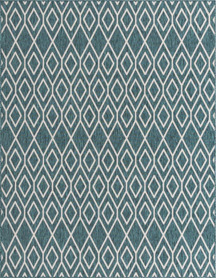 Detail image of 7' 10 x 10' Easy-Clean Jill Zarin Turks and Caicos Indoor / Outdoor Rug