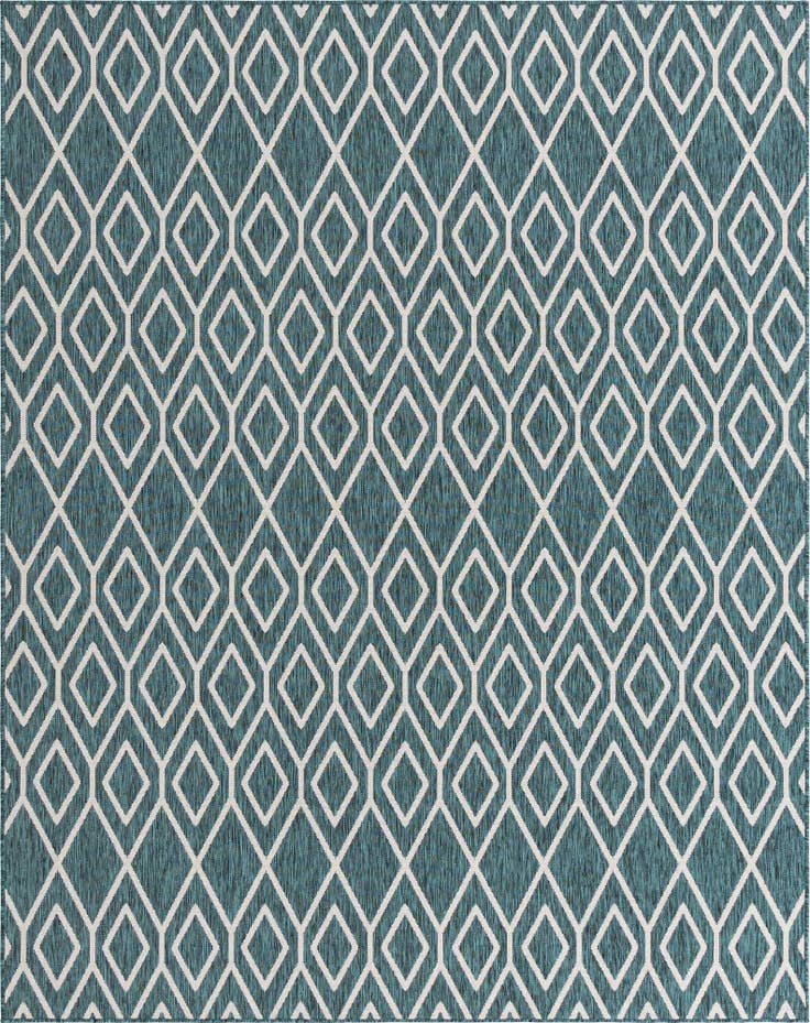 Detail image of 7' 10 x 10' Easy-Clean Jill Zarin Turks and Caicos Indoor / Outdoor Rug