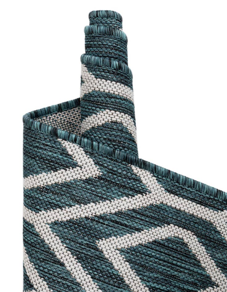Detail image of 7' 10 x 10' Easy-Clean Jill Zarin Turks and Caicos Indoor / Outdoor Rug