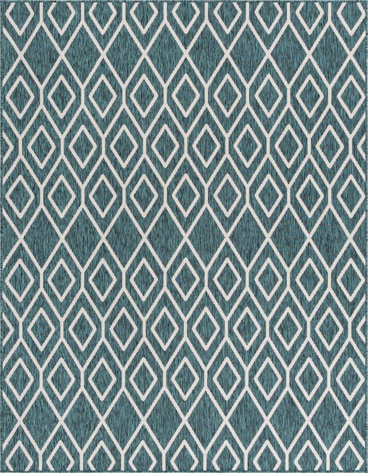 Detail image of 6' x 9' Easy-Clean Jill Zarin Turks and Caicos Indoor / Outdoor Rug