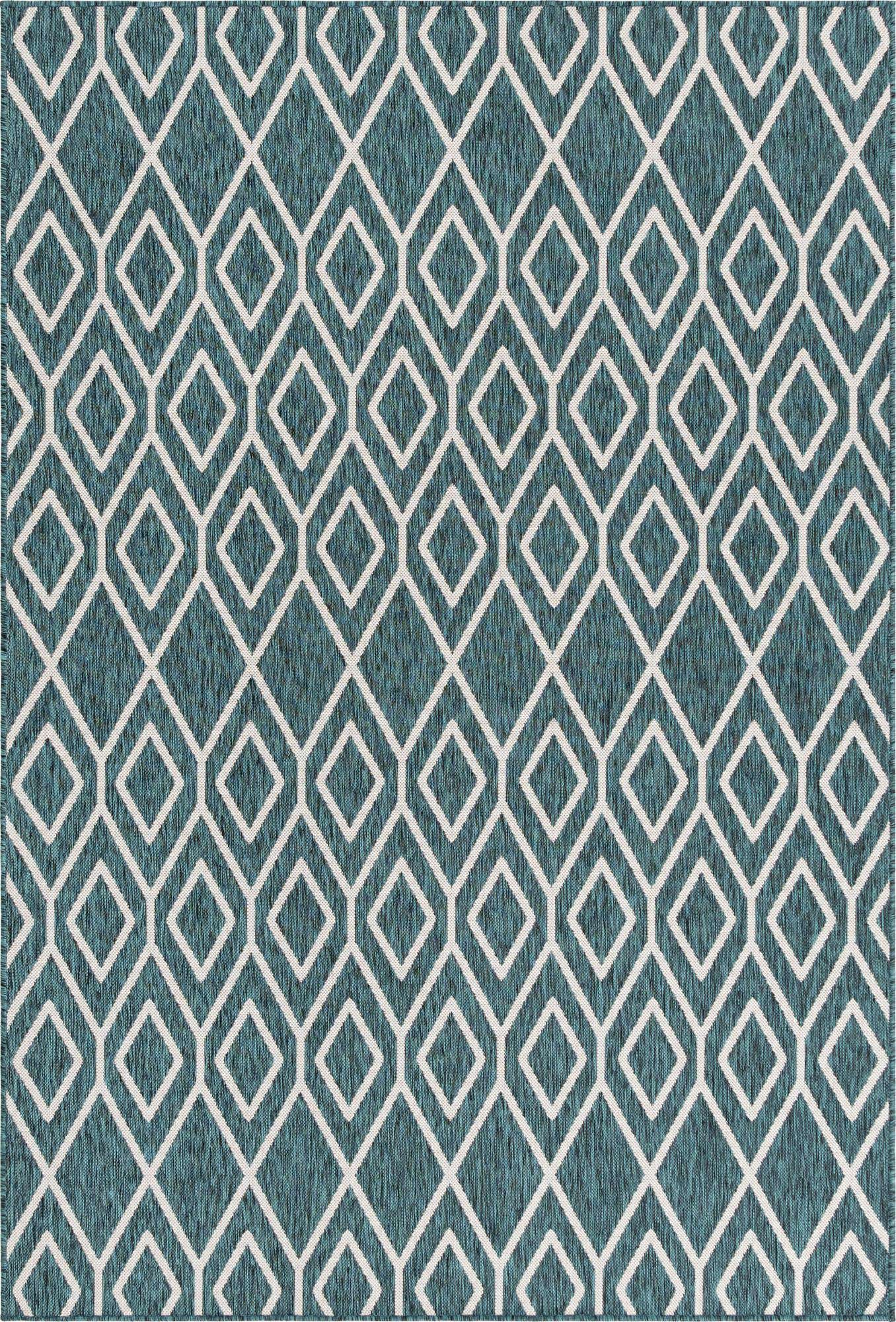 6' x 9' Easy-Clean Jill Zarin Turks and Caicos Indoor / Outdoor Rug