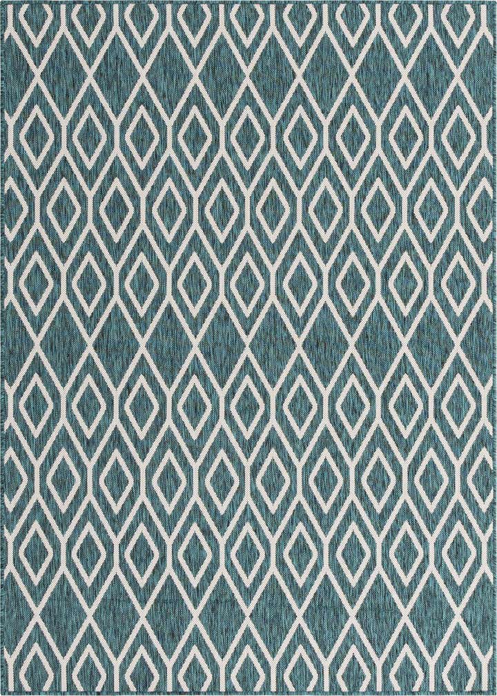 5' 3 x 8' Easy-Clean Jill Zarin Turks and Caicos Indoor / Outdoor Rug