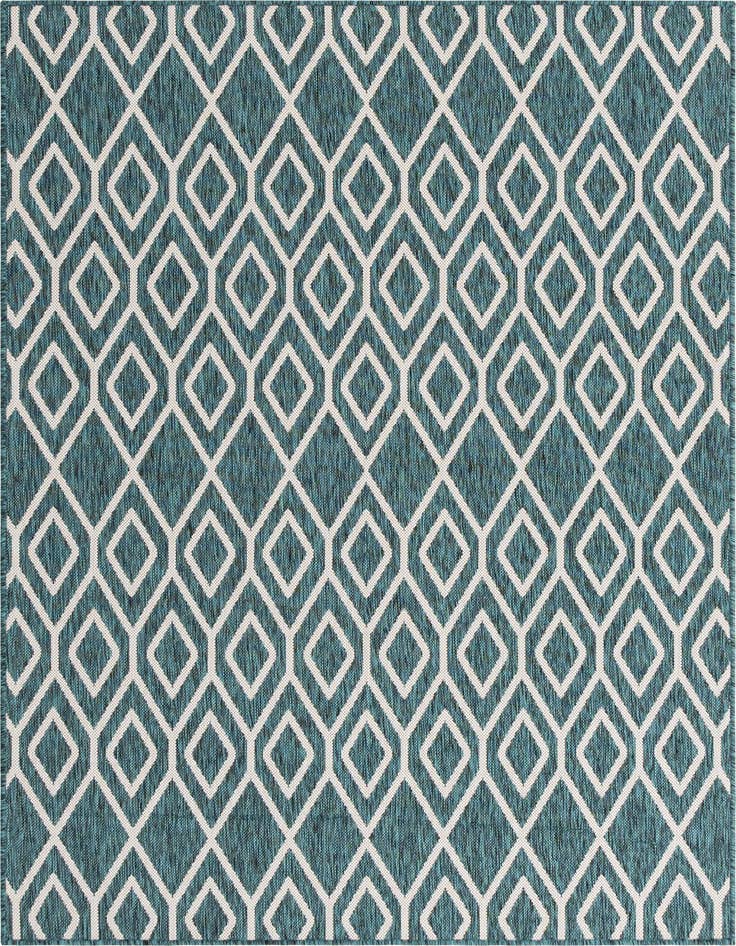 Detail image of 5' 3 x 8' Easy-Clean Jill Zarin Turks and Caicos Indoor / Outdoor Rug