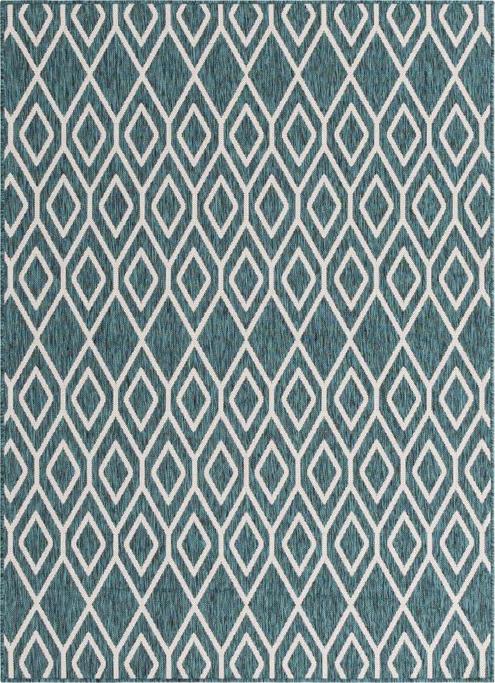 5' 3 x 8' Easy-Clean Jill Zarin Turks and Caicos Indoor / Outdoor Rug